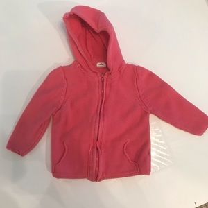 Egg Baby girl’s hooded zip up sweater